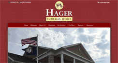 Desktop Screenshot of hagerfuneralhome.com